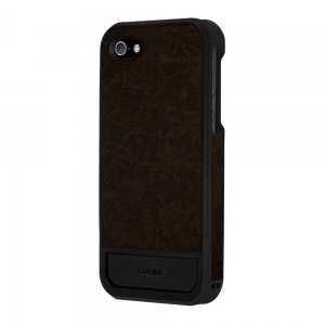  Lucien Elements Flagments Leather Series Brown for iPhone 5/5S