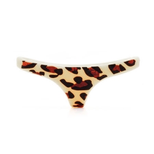  Protect The Home Button silicone briefs White/Leopard for iPhone 4/4S/5