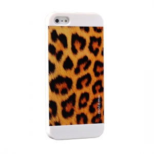  Motomo Hard Case Leopard White for iPhone 5/5S