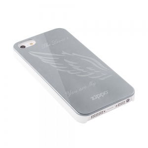  Zippo Hard Case The Lovers Silver for iPhone 5/5S