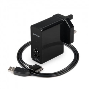  Capdase Dual USB Power Adapter&Cable Armo R2S Black (3.1 A) for Smartphone/Tablet (TKSGN8000-AS01)