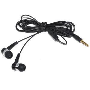  Handsfree earphone with volume control for Samsung Galaxy S4 i9500 Black