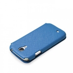 Zenus Minimal Leather Case Blue for Samsung Galaxy SIV i9500 (no box)