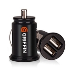 Griffin 2 USB Cigarette Car Charger With Lighting Cable 8-pin for  Apple devices