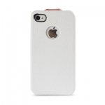 Melkco Leather Case Craft Edition Jacka Rainbow 3 R/W/B for iPhone 4/4S (APIP4SLCJCERDWEBELC)