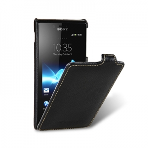  Melkco Leather Case Jacka Black for Sony Xperia J ST26i (SEXPEJLCJT1BKLC)