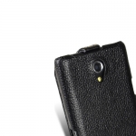 Melkco Leather Case Jacka Black for Sony Xperia T LT30i (SEXPETLCJT1BKLC)