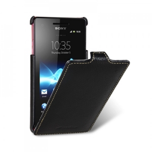  Melkco Leather Case Jacka Black for Sony Xperia V LT25i (SEXPEVLCJT1BKLC)