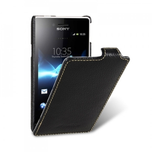  Melkco Leather Case Jacka Black for Sony Xperia Miro ST23i (SEXPMOLCJT1BKLC)