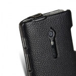 Melkco Leather Case Jacka Black for Sony Xperia Ion LT28i (SEXPONLCJT1BKLC)