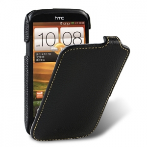  Melkco Leather Case Jacka Black for HTC Desire V T328w/X T328e (O2DESVLCJT1BKLC)