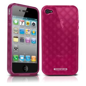 Чехол Tunewear Tuneprism Pink for iPhone 4 (IP4-TUN-PRISM-02) (TUNEFILM protective film)