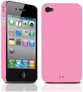 Чехол Tunewear Eggshell Pink for iPhone 4 (IP4-EGG-SHELL-03) (TUNEFILM protective film)