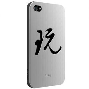 Чехол Ozaki iCoat Good Life Black/Steel Play for iPhone 4/4S (IC862BPL)