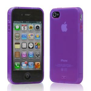 Чехол Tunewear Softshell Purple for iPhone 4/4S (IP4S-SOFT-SHELL-04) (TUNEFILM protective film)