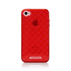 Чехол Tunewear Tuneprism Red for iPhone 4/4S (IP4S-TUN-PRISM-04) (TUNEFILM protective film)