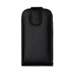 Leather Pouch for Samsung Galaxy SIII mini I8190 Black