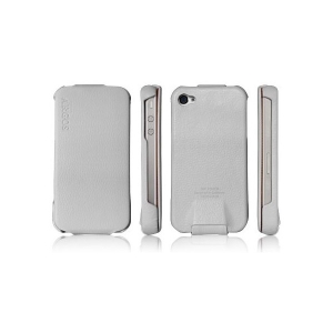  SGP Leather Case Argos Series White for iPhone 4/4S (SGP06829)