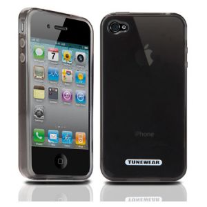 Чехол Tunewear Softshell Smoke for iPhone 4 (IP4-SOFT-SHELL-01) (TUNEFILM protective film)