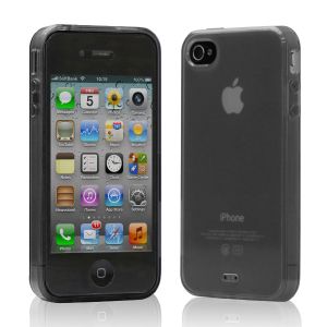 Чехол Tunewear Softshell Smoke for iPhone 4/4S (IP4S-SOFT-SHELL-01) (TUNEFILM protective film)