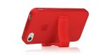 Tunewear Softshell Red for iPhone 4/4S (IP4S-SOFT-SHELL-07) (TUNEFILM protective film)