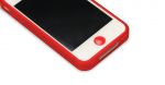 Tunewear Softshell Red for iPhone 4/4S (IP4S-SOFT-SHELL-07) (TUNEFILM protective film)