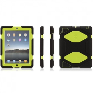 Чехол Griffin Survivor Black/Green for New iPad/iPad 2 (GB35116)