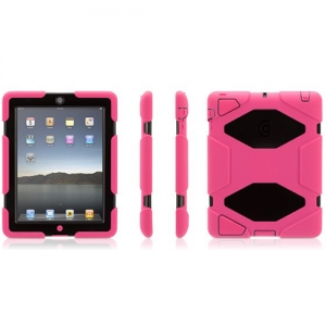 Чехол Griffin Survivor Pink/Black for New iPad/iPad 2 (GB02534)