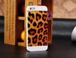 Motomo Hard Case Leopard White for iPhone 5/5S