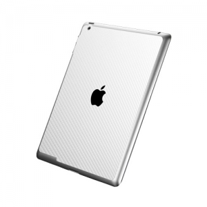  SGP Skin Guard Set Series Carbon White for iPad 4/iPad 3/iPad 2 (SGP08859)