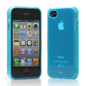 Чехол Tunewear Softshell Turquoise for iPhone 4/4S (IP4S-SOFT-SHELL-03) (TUNEFILM protective film)