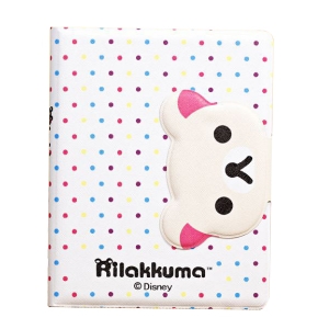  Disney Faith Leather Case White/Dotted with Bear for iPad 2/3/4